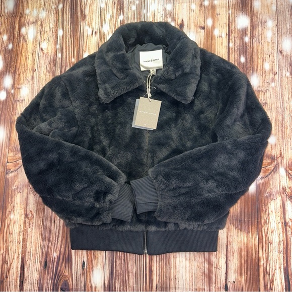 Tread & Supply Jackets & Blazers - NWT Tread & Supply Teddy  Jacket Size XS
